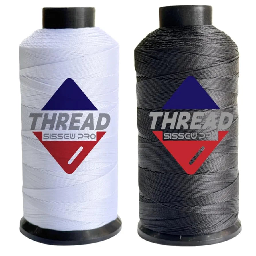 Sissewpro Bonded Nylon Thread 138 Upholstery Thread Heavy Duty for Sewing Machine Strong Black Threads for Leather Crafts Furniture Cusion,Boats Car Cover Seats,Canvas,Tex135, 4oz 750yds