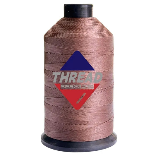 Sissewpro Bonded Nylon Thread 138 Upholstery Thread Heavy Duty for Sewing Machine Strong Brown Threads for Leather Crafts Furniture Cusion,Boats Car Cover Seats,Canvas,T135, 8oz 1500yds