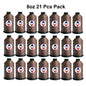 Sissewpro Tex135 Bonded Nylon Thread 138 420D/3, 8oz 1500yds（Brown,21 pcs）