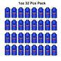 Sissewpro Tex70 Bonded Nylon Thread 69 210D/3, 1oz 375yds（Blue, 36 pcs）