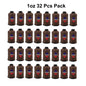 Sissewpro Tex70 Bonded Nylon Thread 69 210D/3, 1oz 375yds（Brown, 32 pcs）