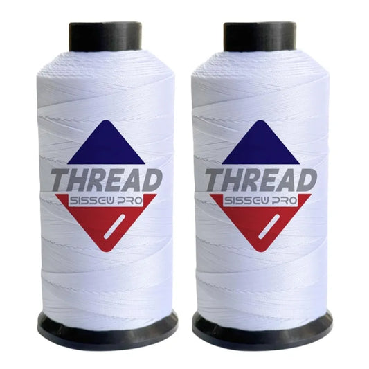Sissewpro Bonded Nylon Thread 138 Upholstery Thread Heavy Duty for Sewing Machine Strong Black Threads for Leather Crafts Furniture Cusion,Boats Car Cover Seats,Canvas,Tex135, 4oz 750yds 