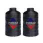 Sissewpro Tex70 Bonded Nylon Thread 69 210D/3, 1oz 375yds（2, Black）