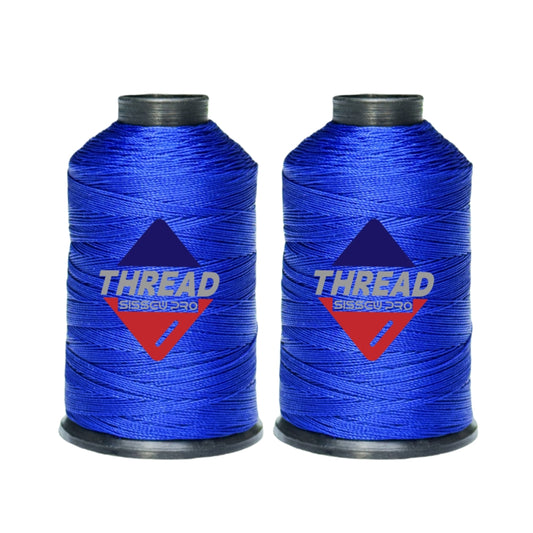 Sissewpro Tex70 Bonded Nylon Thread 69 210D/3, 1oz 375yds（2, Blue）