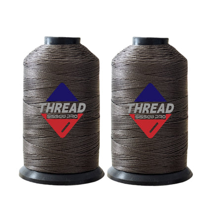 Sissewpro Tex70 Bonded Nylon Thread 69 210D/3, 1oz 375yds（2, Coffee）